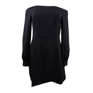 Jill Jill Stuart Women's Off-The-Shoulder Cocktail Dress - Black